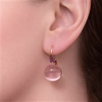 Boucles d'oreilles Lucos Femme in Argent ESOR-B63ROSA